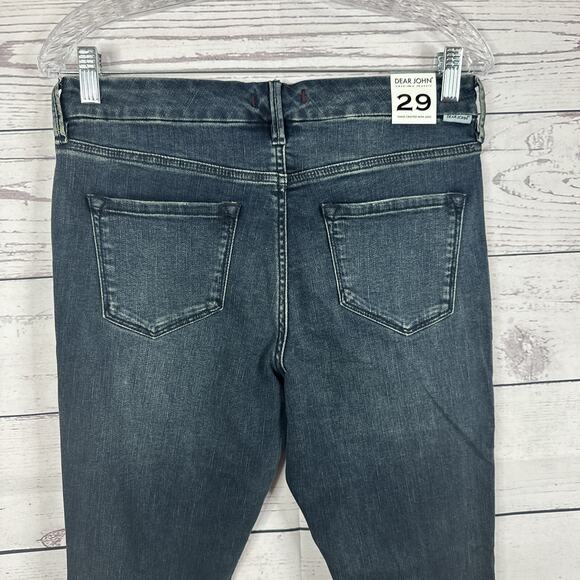 Dear John Jeans Womens 29 Blue Gisele High Rise Skinny Stretch Comfort Highmore - Picture 4 of 15